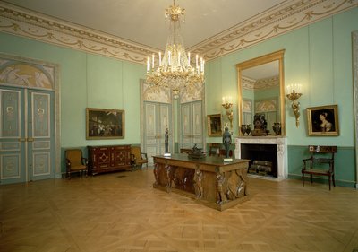 Vista del Salón del Museo Marmottan Monet, París, siglos XVIII-XIX de Unbekannt Unbekannt